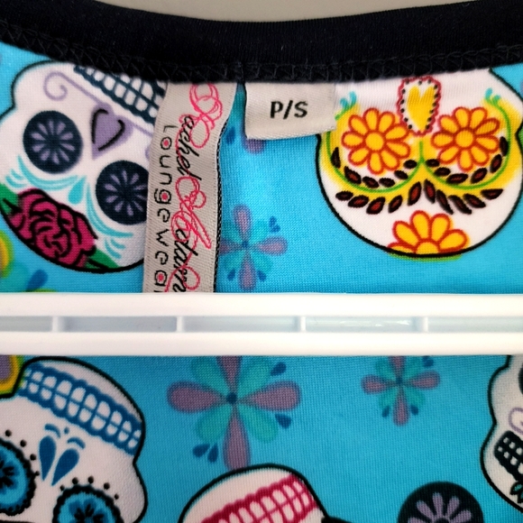 Small Adult Sugar Skull Onesie by Rachel Adams - Picture 5 of 5